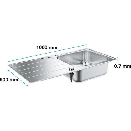 Lavello - inox - inox - GROHE