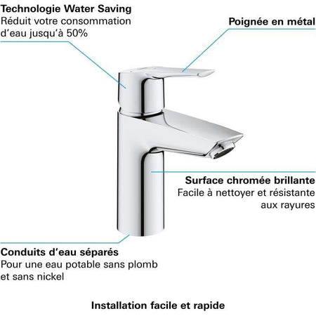GROHE - Miscelatore monocomando per lavabo - Taglia S