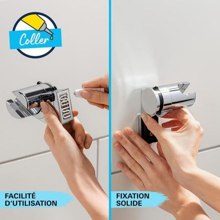 Set doccia con soffione a pioggia 1 getto, supporto e flessibile da 1,75 mt - GROHE Vitalio Start 110 27944001 - Risparmio idrico
