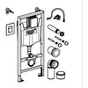 Solido pack 3 in 1 per WC - Altezza di installazione 1,13 m - GROHE - 38811KF0