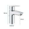 Miscelatore monocomando lavabo - Taglia S - GROHE - Start - Cromo