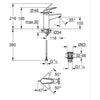 Miscelatore monocomando - GROHE - 24327001 - Lavabo Swift - Con sicurezza bambini - Taglia M