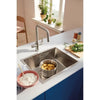 Rubinetto cucina con filtro - Supersteel - Filtrazione acqua - Bocca alta a U - Rotazione 150 - GROHE Blue Pure Start - 30595DC0