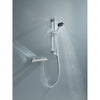 Set doccia con miscelatore termostatico, soffione 3 getti, asta 60 cm e flessibile - GROHE 34237003 - Water saving - Cromo