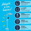 Colonna doccia con miscelatore monocomando - Risparmio idrico - GROHE Vitalio Comfort 250 - Cromo - 26985001