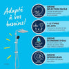 Colonna doccia con deviatore manuale - Risparmio idrico - GROHE Vitalio Comfort 250 - Cromo - 26698001