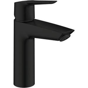 Miscelatore monocomando lavabo - GROHE Start - 235752432 - Nero opaco - Taglia M - Bocca media - Risparmio idrico