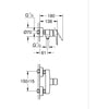 Miscelatore monocomando per doccia - GROHE Start - 322792432 - Nero opaco - Montaggio a parete esterna