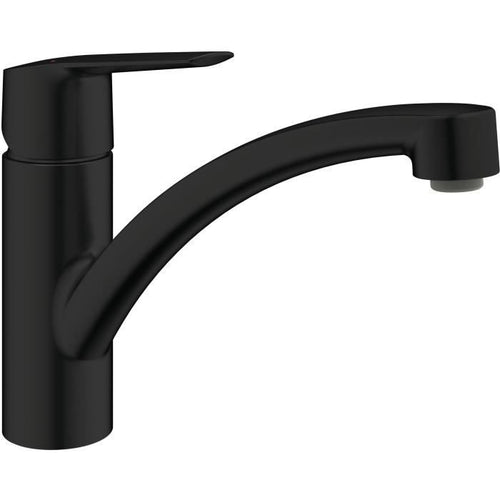GROHE Start - 324412432 - Rubinetto cucina - Miscelatore monocomando lavello - Nero opaco - Bocca bassa - Rotazione 140