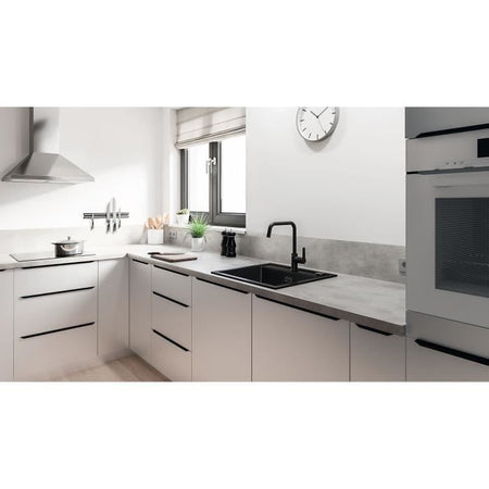 Rubinetto cucina - Miscelatore monocomando lavello - Nero opaco - Bocca alta - Rotazione 150 - GROHE Start - 304702430