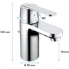 GROHE - Miscelatore monocomando per lavabo - Taglia S