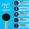 Soffione doccia - GROHE Vitalio Start 110 27946001 - 2 getti (Pioggia/Stimolante) - Risparmio idrico - Processo anticalcare - Cromo