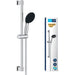 Set doccia con soffione a 2 getti, asta da 60 cm e flessibile da 1,75 m - GROHE Vitalio Start 110 27948001 - Risparmio idrico - Cromo