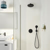 Set doccia incasso - 1 + 2 getti - Miscelatore termostatico - GROHE - 348832430 - Nero