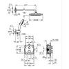 Set doccia incasso - 1 + 2 getti - Miscelatore termostatico - GROHE - 348832430 - Nero