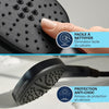 Soffione doccia - GROHE Vitalio Comfort 110 263972431 - 2 getti (Pioggia/Stimolante) - Selezione facile - Risparmio idrico - Nero opaco