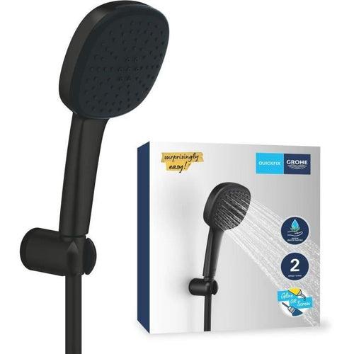 Set doccia con soffione 2 getti, supporto e flessibile - GROHE Vitalio Comfort 110 263992431 - Selezione facile - Risparmio idrico