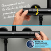 Colonna doccia con miscelatore termostatico - Risparmio idrico - GROHE Vitalio Start System 250 - Nero opaco - 266772431