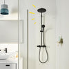 Colonna doccia con miscelatore termostatico - Risparmio idrico - GROHE Vitalio Start System 250 - Nero opaco - 266772431