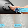Soffione doccia - GROHE Vitalio Start 110 279462431 - 2 getti (Pioggia/Stimolante) - Risparmio idrico - Processo anticalcare - Nero opaco
