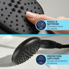 Soffione doccia - GROHE Vitalio Start 110 279462431 - 2 getti (Pioggia/Stimolante) - Risparmio idrico - Processo anticalcare - Nero opaco