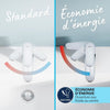 Miscelatore monocomando lavabo - GROHE Start - 235522432 - Nero opaco - Taglia M - Apertura acqua fredda - Risparmio idrico - Estraibile e scarico