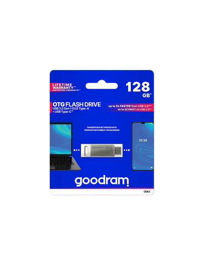 GoodRAM DUALDRIVE OTG 128GB USB 3.2 + type C
