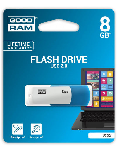 Pendrive GoodRAM 8GB UCO2 MIX USB 2.0 - retail blister