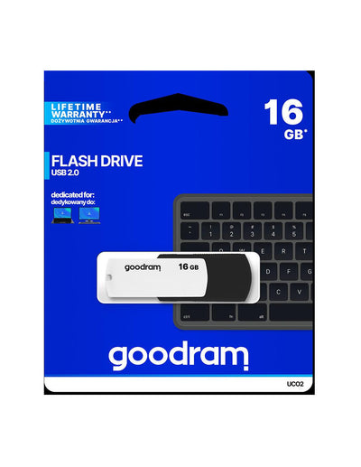 Pendrive GOODRAM Black-White 16GB USB 2.0 - retail blister