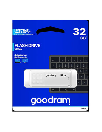Pendrive GoodRAM 32GB UME2 white USB 2.0 - retail blister