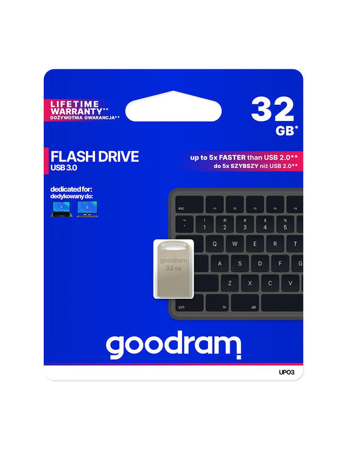 Pendrive metal GOODRAM POINT UPO3 32GB USB 3.0 - blister