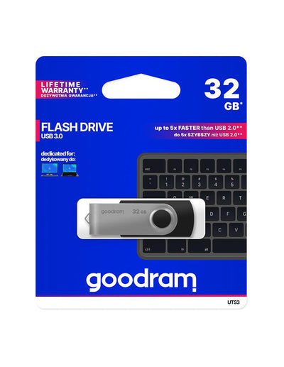 Pendrive GoodRAM 32GB UTS3 BLACK USB 3.0 - retail blister