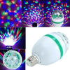 Lampadina led 3w strobo flash rgb colorata feste discoteca bar club natale multicolor