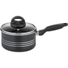 Set di pentole - Induzione - GSW - MILANO NERO - 15 pezzi - Alluminio massiccio - Nero