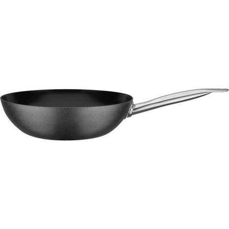 Wok in acciaio al carbonio - GSW - AVANTI - 28 cm - Induzione