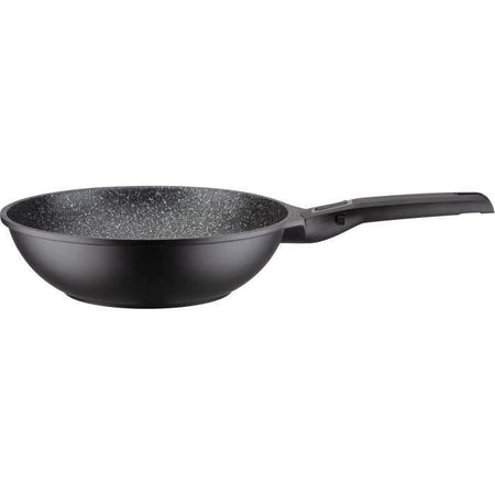 Wok in alluminio pressofuso - GSW - EASY CLICK - 28 cm - Induzione