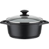 GSW - 414562 - Batteria - Alluminio forgiato massiccio GOURMET GRANITE - 10 pezzi - Induzione - Rivestimento VITAFLON GRANIT