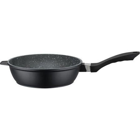 GSW - 414562 - Batteria - Alluminio forgiato massiccio GOURMET GRANITE - 10 pezzi - Induzione - Rivestimento VITAFLON GRANIT