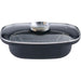 GSW Cocotte con cestello e coperchio - 40 x 25 cm - Acciaio al carbonio - Tutte le fonti di calore inclusa l'induzione