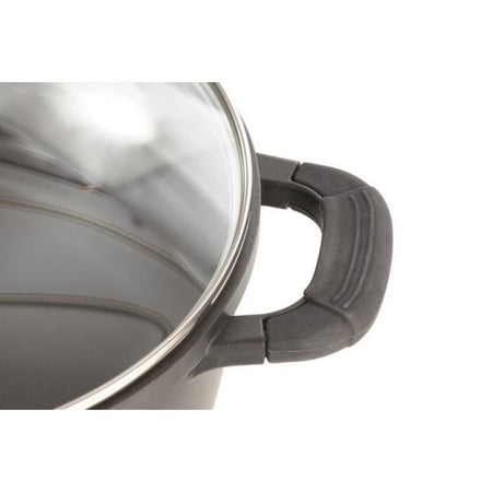 Casseruola in alluminio pressofuso - GSW - SILCOGUSS - 28 cm - Induzione - Nero