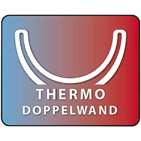 Insalatiera termica - GSW - 30 cm - Acciaio inox - 5,50 L - Coperchio antigoccia - Doppia parete