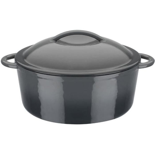 Pentola in ghisa solida - GSW - GREY SHADOW - 24 cm - Rotonda - Induzione - Grigio