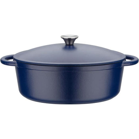 GSW - Blue Magic - Cocotte - 33 x 26 cm - Ghisa - Blu - Tutte le fonti di calore inclusa l'induzione