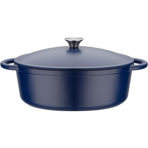 GSW - Blue Magic - Cocotte - 33 x 26 cm - Ghisa - Blu - Tutte le fonti di calore inclusa l'induzione