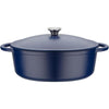 GSW - Blue Magic - Cocotte - 33 x 26 cm - Ghisa - Blu - Tutte le fonti di calore inclusa l'induzione