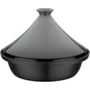Tajine in ghisa massiccia - GSW - 30 x 22 cm - Coperchio in ceramica - Induzione - Grigio
