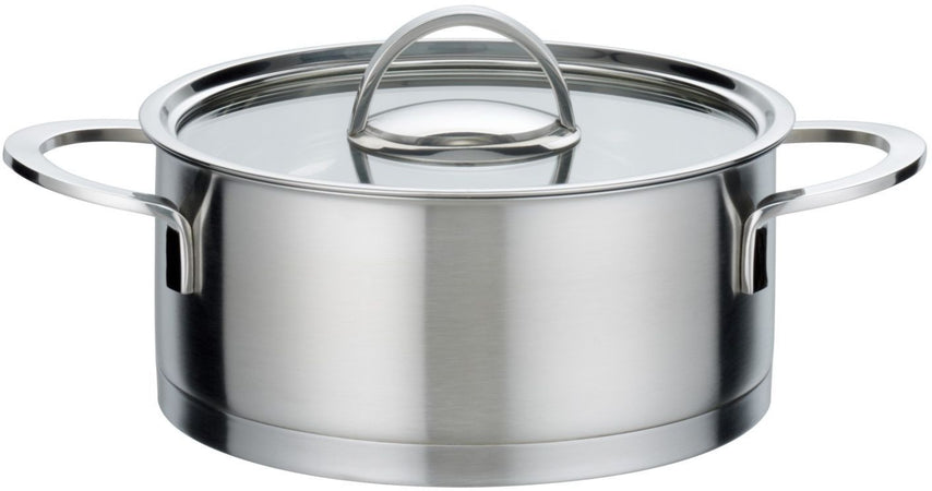 GSW Elegance - Batteria di pentole in acciaio inossidabile da 9 pezzi - Tutti i piani cottura a induzione