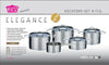 GSW Elegance - Batteria di pentole in acciaio inossidabile da 9 pezzi - Tutti i piani cottura a induzione