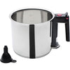 Bagnomaria - GSW - 16 cm - 1,5 L - Doppia parete e serbatoio - Induzione - Acciaio inox