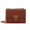 Pinko borse a mano donna pinko - love soft big pelle bottalata - marrone da donna